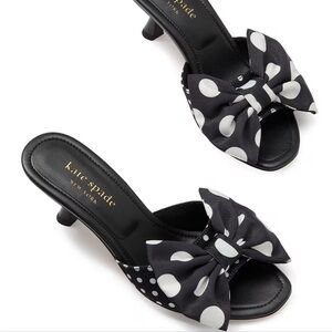 NEW Kate Spade Rue Polka Dot Bow Heels